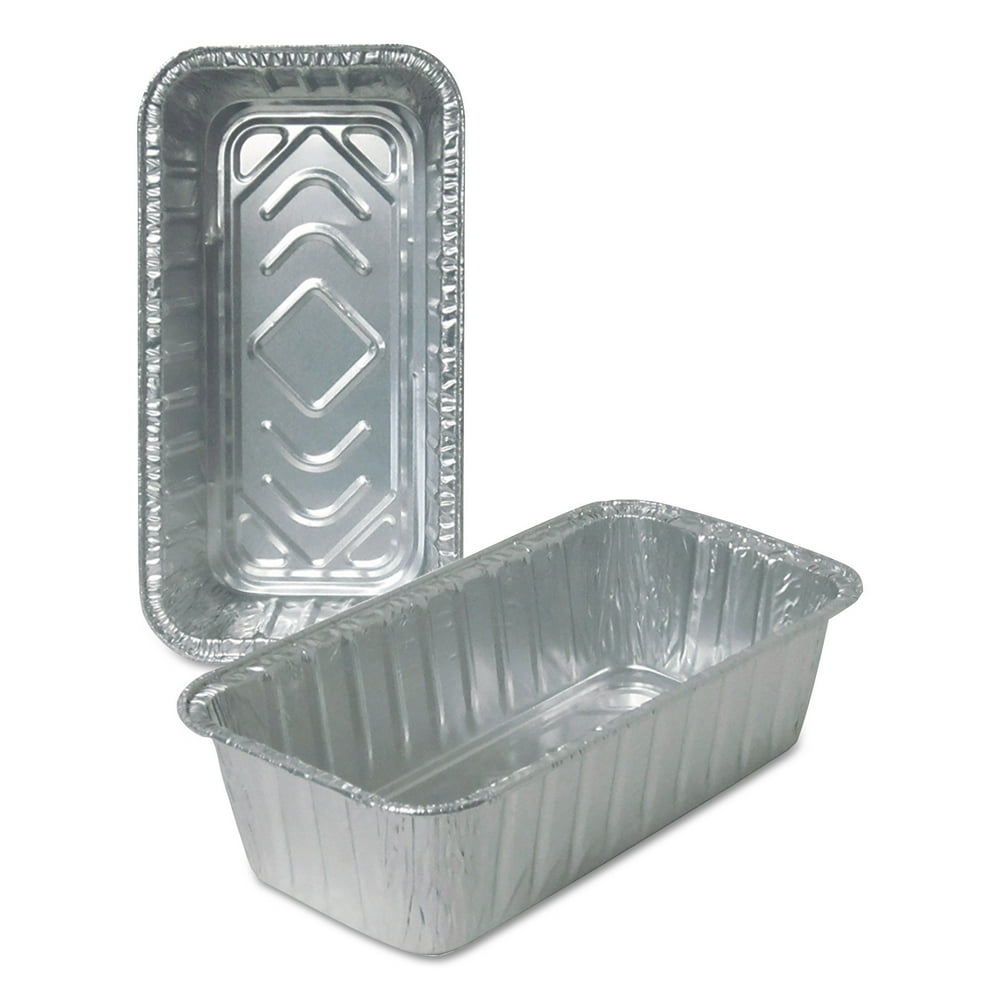 Durable Packaging Aluminum Loaf Pans, 2 lb, 500/Carton DPK510035