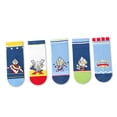 thumbnail image 2 of 5 pares de calcetines de algodón para bebé, calcetines deportivos transpirables con patrón de dibujos animados de tubo medio para niños y niñas XL 19-23cm para 9-12 años, 2 of 5