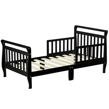 Dream On Me Sleigh Toddler Bed, Black
