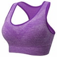thumbnail image 4 of WCJM Up To 50% Off Bra Yoga Womens Cotton Bra Purple,Xl, 4 of 4