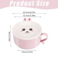thumbnail image 3 of Stainless Instant Noodle Bowl With Lid And Handle Portable Instant Noodle Artifact For Workers In Student Dormitories, 3 of 8