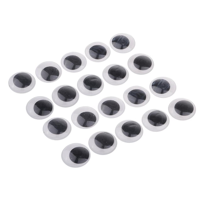 Ojo autoadhesivo, venta al por mayor, ojo, , , transparente, móvil, , ige, para niños 30mm 20 piezas