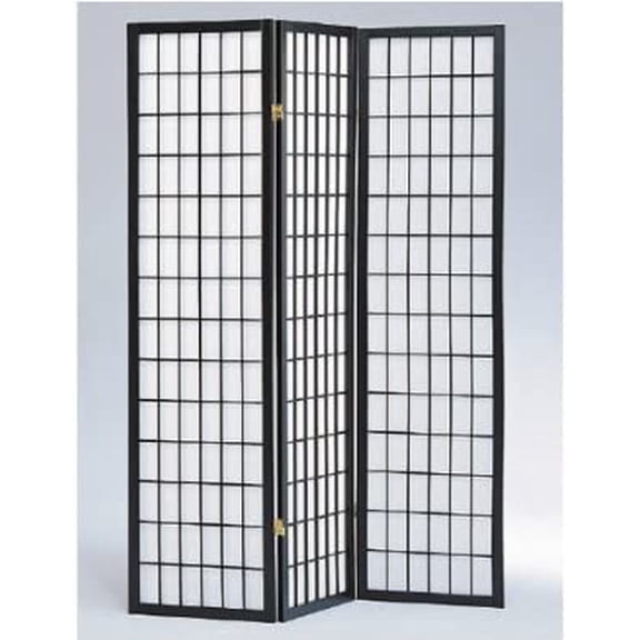 Panel Shoji Screen Room Divider 3-10 Panel (3 Panel, Black, White, Cherry, Natural)