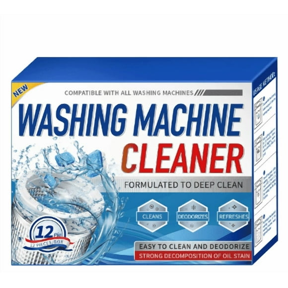Washing Machine Cleaner 24 Pack Deep Cleaning Pods for HE Front & Top Load Washer Septic Safe Drum and Tub Seal