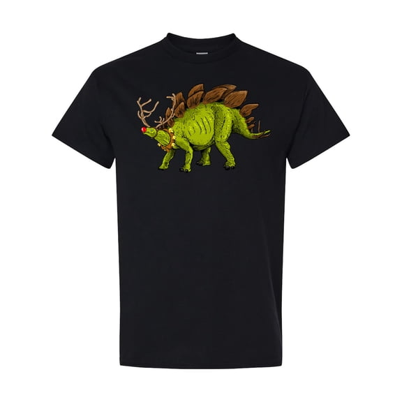 Inktastic Rudolph Stegosaurus T-Shirt