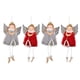 thumbnail image 1 of Decoración navideña, muñeco de Ángel, colgante de árbol, adornos colgantes, manualidades navideñas, decoraciones de elfos, 1 of 5