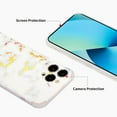 thumbnail image 4 of Allytech iPhone 12 & iPhone 12 Pro Case and Cover Marble, TPU Soft Rubber Silicone Anti-Fall Shockproof Skin for Women Girls Mens Cover for iPhone 12 Pro/iPhone 12 6.1 inch 2020, White Marble, 4 of 6