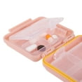 thumbnail image 2 of Unique Bargains 1 Pc 6 Grids Independent Double Layer Pill Case Detachable for Travel, 2 of 6