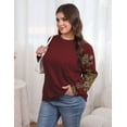 thumbnail image 5 of FOLUNSI Pullover Sweatshirt - Crew Neck, Long Sleeve - Women's Plus 2XL, 5 of 8
