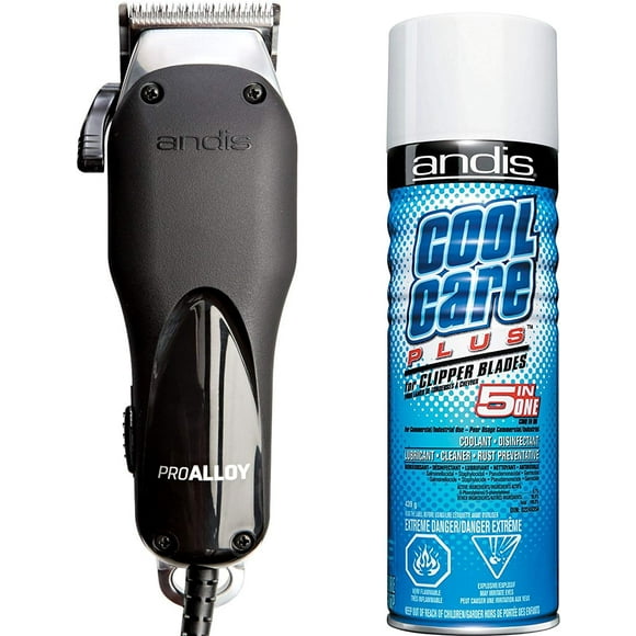 Andis Professional Hair Clippers with All NEW XTR (Extreme Temperature Reduction) Technology and BONUS FREE Andis Cool Care Plus Clipper Blade Cleaner