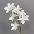 thumbnail image 2 of Artificial Lily Flower Bouquet 6 Heads Lifelike Faux Lily Floral Arrangement for Home Wedding Decor, 2 of 5