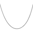 thumbnail image 2 of Solid 14K White Gold 1.5mm Spiga with Lobster Lock Chain - 30", 2 of 8