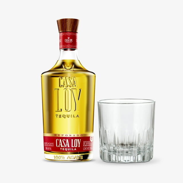 Tequila Casa Loy Reposado + Vaso Old Fashion Casa Loy