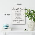 thumbnail image 2 of Bible Verse Art Wall Decor Isaiah 41:10 Do Not Fear Scripture Canvas Painting Prints for Home Dining Room Living Room Wall Decor Framed Artwork Christian Gifts(12x15 Inch), 2 of 5