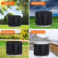 thumbnail image 5 of BRILLAR Funda para parrilla de barbacoa portátil de primera calidad - Resistente a la intemperie e impermeable (56 x 36 cm) - Grande, resistente a desgarros y adecuada para barbacoas portát, 5 of 5