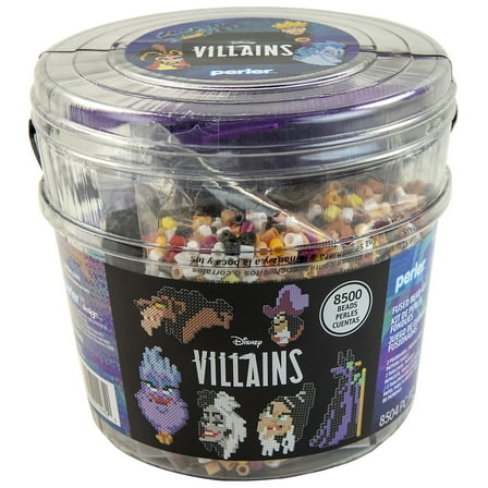 Perler Fused Bead Bucket Kit-Disney Villians