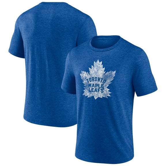 Men's  Blue Toronto Maple Leafs Wraparound Tri-Blend T-Shirt