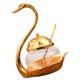 thumbnail image 5 of unbranded 1Jgo Frasco De Condimentos Y Sal Con De Cisne Dorado Para Almacenamiento En Cocina, 5 of 8