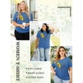 thumbnail image 5 of XCHQRTI Christian Shirts for Women Plus Graphic Blessed Girl Tees Jesus Religous Tops, 5 of 8