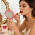 thumbnail image 5 of Handheld Lip Shape Mirror – Portable Compact Makeup Mirror for Touch-Ups, Lightweight Design, Clear HD Reflection, Available in 5 Colors for Travel, Daily Use, and Gifts, 5 of 5