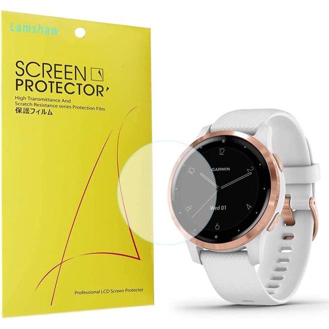 ORUYROP for Garmin Vivoactive 4S Screen Protector, Full Coverage Premium High Definition Ultra HD Clear for Garmin vívoactive 4S (40mm) Smartwatch (6 Pack)