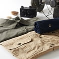 thumbnail image 4 of 2022 New Summer Denim Short Sleeve Men Shirts 100% Cotton Army Military Casual Shirts Outdoor Hiking Fishing Clothing Plus Size, 4 of 6