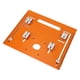 thumbnail image 5 of Placa de Inserció de la Mesa del Enrutador, Rango de Corte de 0-19 CM Plaza de Base de Sierra Circular Portátil 28x25 cm Marcado de Escala Clara para Carpintería de, 5 of 7