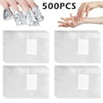 thumbnail image 2 of 500pcs Feuille d'Ongle Wraps Dissolvant pour Acrylique UV LED Gel Nail Art Vernis Trempage-Off Retrait Feuille d'Aluminium Wraps, 2 of 11