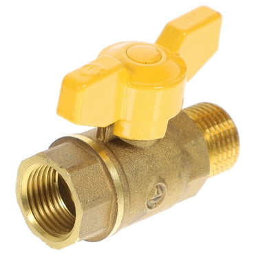Brass Ball Valve Switch Hose Shut off Heavy Duty Propane Shut-off Fuel Gas Shutoff