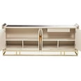 thumbnail image 3 of Michael Amini Carmela Console Cabinet - Shimmering Ivory, 3 of 13