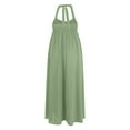 thumbnail image 7 of ReTeiv Summer Dresses for Women 2024,Women's Summer Sleeveless Dress Pleated Casual Maxi Dresses With Pockets, 7 of 7