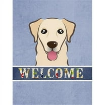 Carolines Treasures BB1438GF Golden Retriever Welcome Flag Garden Size