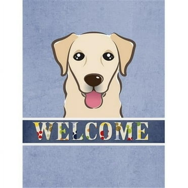 Carolines Treasures BB1438GF Golden Retriever Welcome Flag Garden Size