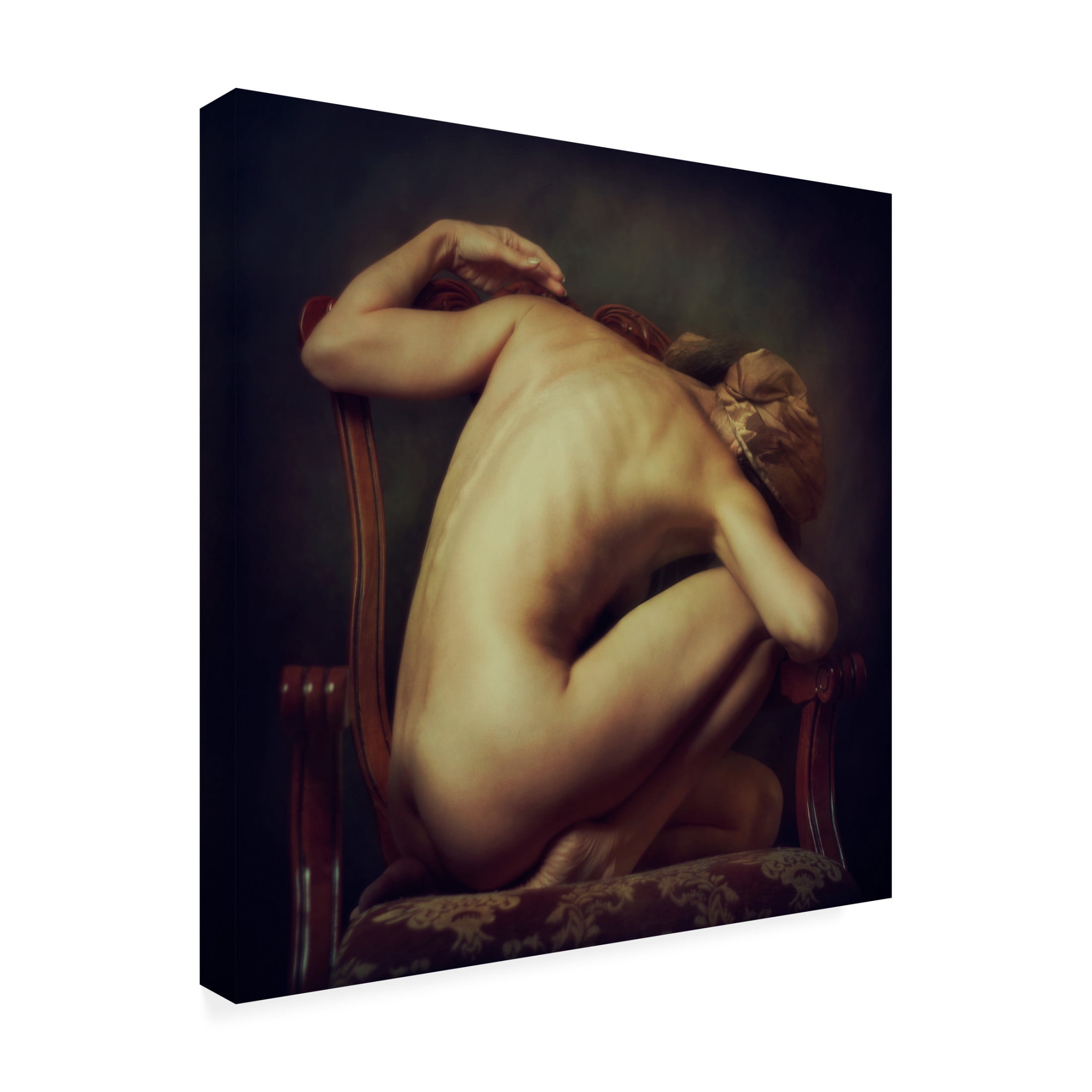 Zachar Rise 'Athletic model' Canvas Art
