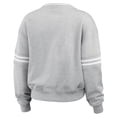 thumbnail image 3 of Women's WEAR by Erin Andrews Heather Gray Milwaukee Bucks French Terry Pullover Sweatshirt, 3 of 4