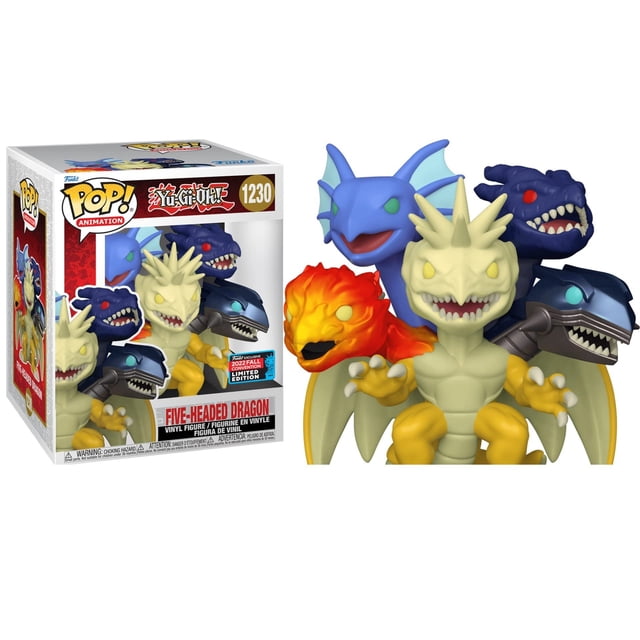 Funko POP! Super Animation: Yu-Gi-Oh! Five-Headed Dragon Vinyl Figure 2022 Fall Convention Exclusive Funko -