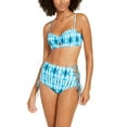 thumbnail image 3 of Sundazed BLUE TIE-DYE Tied and True Printed Becky Bikini Top, US 32D, UK 32D, 3 of 5