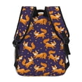 thumbnail image 5 of KLL Stars and Fox Cute Print Casual Backpack for Men Women,Travel Casual Backpack Outdoor Activities Bag Daypack for Travel Hiking Shopping Daily, 5 of 5