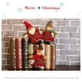 thumbnail image 2 of Colgante pequeño de Navidad, muñeco de nieve, alce, ornamento de tela, Festival, figurita colgante ligera, fiesta de año nuevo, ventana, Kits de decoración para fiestas ALEGRÍA/Papá Noel Toystoory HA069874-04, 2 of 6