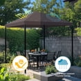 thumbnail image 6 of Yescom 117"x117" Gazebo Top Replacement for Smaller 10x10Ft 1-Tier Outdoor Patio Canopy Cover Party Yard Garden Coffee, 6 of 9