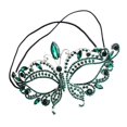 thumbnail image 2 of Rhinestone Eye Cover Funny Bling Jewery Photo Props Luxury Masquerade Cover para accesorios Fancy Costume Birthday Christmas , verde Macarena Cubierta de ojos de mascarada, 2 of 7