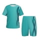 thumbnail image 1 of Balery a Teal Ribbonin Conjunto de Pijama Infantil de Manga Corta con Estampado – Ropa de Dormir de Algodón Suave-XX-Large, 1 of 6