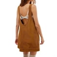 thumbnail image 2 of YUEVORA Dress for Women, Corduroy A Line With Pockets Casual Dress, Relaxed Fit Soft Textured Fall Winter Everyday Commute Midi Dresses, 2 of 4