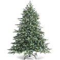 thumbnail image 1 of Goplus 6FT Artificial Christmas Tree, Unlit Hinged Xmas Spruce Tree w/ 892 Mixed PE & PVC Branch Tips, Metal Stand, Wintry Indoor Decoration for Holiday Festival, 1 of 8