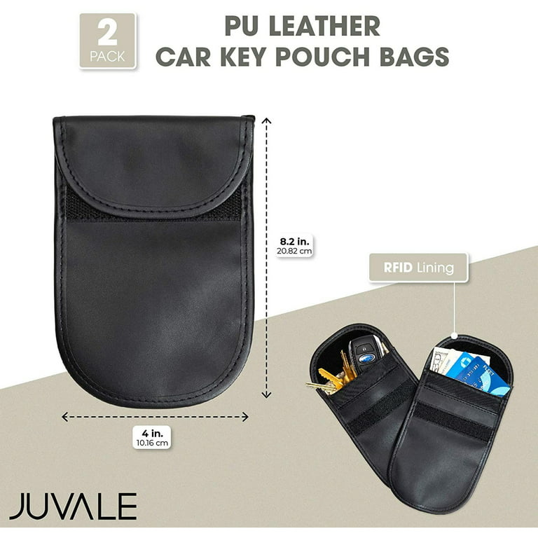 Juvale 2-Pack RFID Blocking Key Pouch