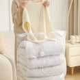 thumbnail image 5 of Large Vacuum Storage Bags No Pump Plastic Reusable 3-5 Quilts, 5 of 6