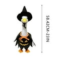 thumbnail image 3 of Halloween Goose Outfit Witch Pumpkin Lawn Porch Goose Clothes Fall Halloween Goose Costume for 23" Geese Outdoor Patio Yard Lawn, 3 of 8