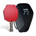 thumbnail image 1 of RIZER Rebel Carbon ALC Professional Ping Pong Paddle with Hard Racket Case | 7-Ply Carbon Arylate, Offensive 2.1mm, Competition Ping Pong Racket, Racquet, 1 of 8