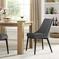 thumbnail image 5 of Modway Viscount 19" Solid Rubberwood and Fabric Dining Chair in Gray, 5 of 5