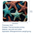 thumbnail image 5 of Starfish Square Mouse Pad, 8.3x9.8 Inch, Non-Slip Rubber Bottom, Printed Desk Mat for Office and Gaming, 5 of 6